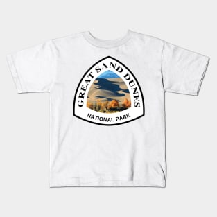 Great Sand Dunes National Park & Preserve shield Kids T-Shirt